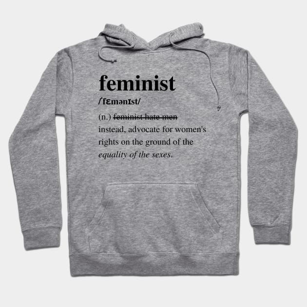 Badass Feminist - F for feminist Hoodie by Feminist Vibes